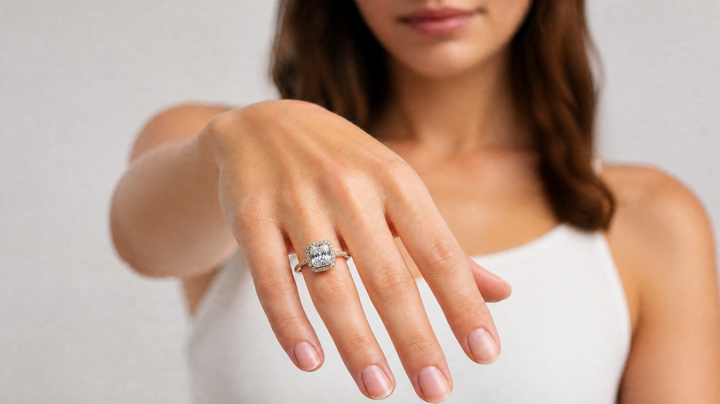 A Navera member wearing sterling silver